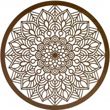 Okrąg dekoracyjny Mandala